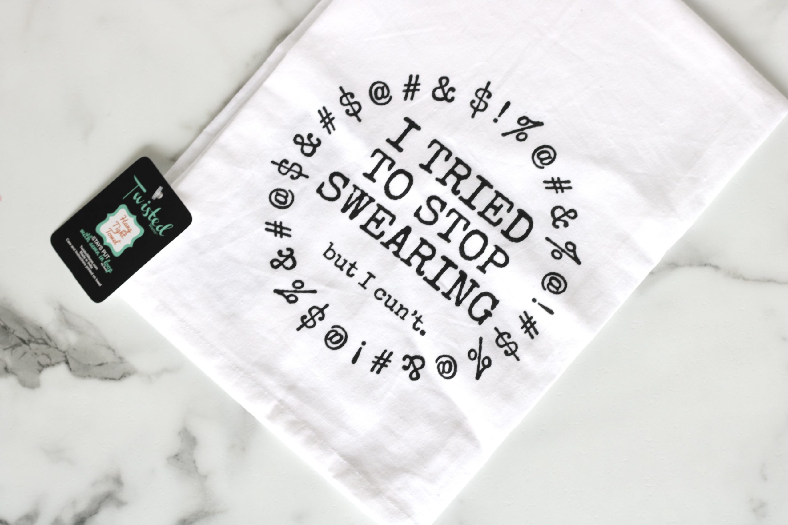 Smartass & Sass - I Tried to Stop Swearing Towel 