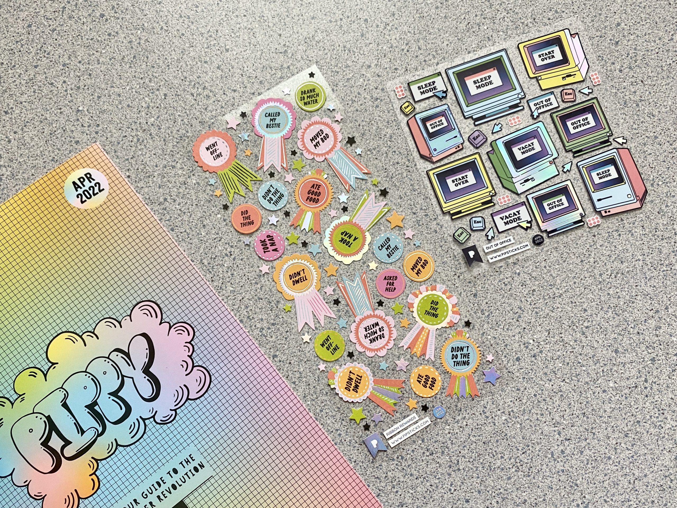 Pipsticks Pro Club Classic March 2022 Review: Adorable Stickers for Spring!  - Hello Subscription