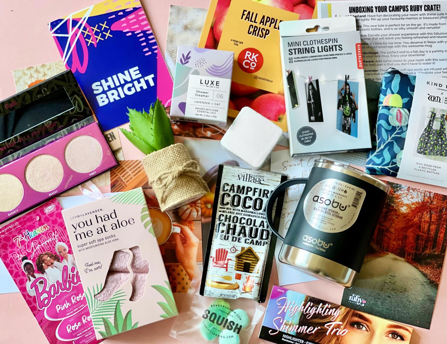 A Year of Boxes™ Ruby Crate Review Campus Crate Fall 2022 A Year